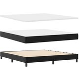 vidaXL Krevet s kutijom s madracem crni super king umjetna koža | shoptok.hr