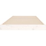  Posteljni okvir bel 75x190 cm trdna borovina, (20723630) | Shoptok.si