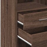  Visoka komoda boja hrasta 50 x 42,5 x 124 cm konstruirano drvo | shoptok.hr