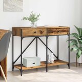  Konzolna stolica s ladicama Staro drvo 100 x 39 x 78,5 cm | shoptok.hr