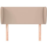  Uzglavlje s ušima boja cappuccina 83x23x78/88 cm umjetna koža | shoptok.hr