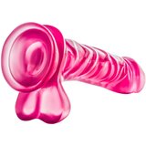 B Yours – dildo s testisima – 20 cm (rozi) | shoptok.hr