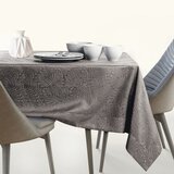 AmeliaHome Stolnjak Gaia s man&amp;scaron;etom 140x220 cm, smeđa Slike