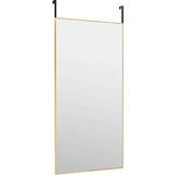  Ogledalo za vrata zlatno 50 x 100 cm od stakla i aluminija | shoptok.hr