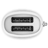 Smeg TSF01WHMEU2 - Toaster s jednim stil otvorom, kompaktni retro 50-ih, bijeli | shoptok.hr