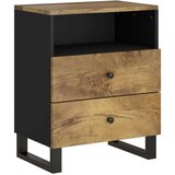  Noćni ormarić 50x33x62 masivno drvo bagrema i konstruirano drvo | shoptok.hr