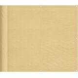 Balkonski zaslon boja pijeska 90x500 cm 100 % poliester Oxford | shoptok.hr