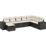  The Living Store Vrtna sedežna garnitura 8-delna z blazinami črn poli ratan - Vrtna Sedežna Garniture, (21443286) | Shoptok.si