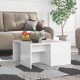 vidaXL Klubske mizice 4 kosi visok sijaj bele 33x33x33 cm iverna pl., (20712944) Cene