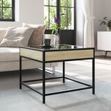  Stolić s beskonačnim LED svjetlima boja hrasta 50x50x41 cm | shoptok.hr