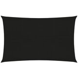 vidaXL Senčno jadro 160 g/m² črno 2,5x4,5 m HDPE Cene