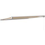 Tenda na uvlačenje žuto-bijela 4,5x3 m od tkanine i aluminija | shoptok.hr
