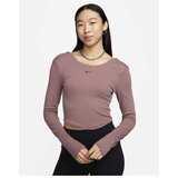 Nike ženska majica W nsw nk chll knt mrib ls top FN3661-208