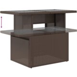  Set od 9 komada vrtne sofe s jastučićima smeđa poli ratan | shoptok.hr