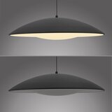SCHÖNER WOHNEN 14607-18-LED prigušiva luster na sajli LENTE LED/23W/230V prečnik 50 cm crna | Eponuda.com