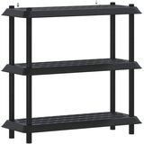  Jedinca za police 3 razina 100 x 40 x 96 cm PP Antracit | Eponuda.com