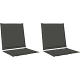  Jastučići za sjedenje i leđa 2 pcs Antracit 47 x 45 x 2 cm | Eponuda.com