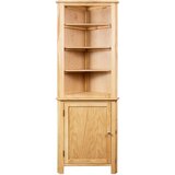  kotna omarica 59x36x180 cm trdna hrastovina, (20621229) | Shoptok.si