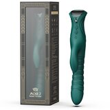 Zalo Mose 2 Thrusting Rabbit Vibrator Green Cene