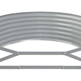  Povišena vrtna gredica od čelika 507x100x36 cm sivi | shoptok.hr