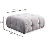Atelier Del Sofa Tabure Amaris, Svijetlosiva | Eponuda.ba