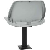 vidaXL Zložljiv sedež za čoln 2 kosa brez blazine siv 48x51x41 cm | Shoptok.si