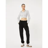 Koton Jogger Sweatpants Elastic Waist Pockets Comfortable Fit