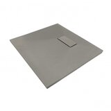 Sanotechnik Kvadratna tuš kad SMC KVD s kanaleto (80 x 80 x 2,6 cm, strukturirana, siva) | Shoptok.si