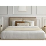 Bobochic Paris Bež/sivorjava oblazinjena oblazinjena zakonska postelja z letvenim dnom 180x200 cm Mara – | Shoptok.si