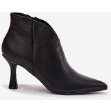 Boto Patent Low Women's Boots on Heel Black Jolivra | shoptok.hr