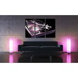  Ručno slikane slike na platnu na platnu POP Art DJ 3-dijelna () | shoptok.hr