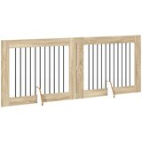  Vrata za pse s postoljem 2 pcs Hrast sonoma 100 x 80 cm | shoptok.hr