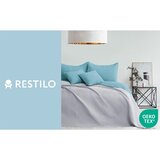 Restilo Modro/svetlo sivo prešito pregrinjalo iz mikrovlaken 240x260 cm Softa – | Shoptok.si