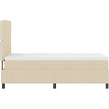  Okvir kreveta s madracem Bež Platno 100 x 200 cm | shoptok.hr
