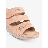 SEASTAR Light pink flip-flops on a low wedge | shoptok.hr