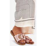 Boto Flat Women's Slippers With Decorative Detail Pink Nellodra | shoptok.hr