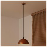  Duolla - Visilica na sajli IRONLINE 1xE27/15W/230V prečnik 27 cm bakarna/crna | Eponuda.com