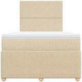  Krevet box spring s madracem krem 120 x 190 cm od tkanine | shoptok.hr