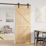  Vrata NARVIK Naravna 90 x 210 cm Masiven borov les, (5000215333) | Shoptok.si