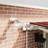  Skrovita tenda S LED lampica Narančasta i smeđa 500 × 350 cm | shoptok.hr