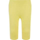 Urban Classics Kids High-waisted shorts for girls - yellow