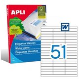 Apli bele nalepke AP001294 70 x 16,9 mm, 51/stran 100 listov | Shoptok.si