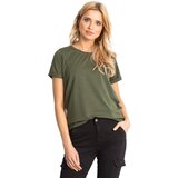BASIC Feel Good T-shirt-RV-TS-4838.18P-khaki | Shoptok.si