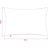  Presvlaka za jastuk 2 pcs HEERLEN Smeđa 50 x 70 cm Kord | shoptok.hr
