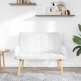  Kauč za dvoje Bijeli 115 x 61 x 87 cm tkanina | Eponuda.com