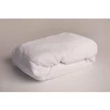 Jerry Fabrics Bijela plahta s gumom od mikropliša 90x200 cm –