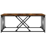  Stolić za kavu boja hrasta 100 x 100 x 40 cm konstruirano drvo | shoptok.hr
