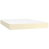  Box spring postelja z vzmetnico krem 140x200 cm umetno usnje, (20726449) | Shoptok.si