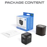 Univerzalni potovalni adapter za UK / US / EU / Kitajska, 2 x USB-C izhod in 1 x USB-A izhod | Shoptok.si