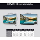 Sony bravia 3 K65S35BP google tv sprejemnik | Shoptok.si